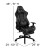 Flash Furniture BLN-X30RSG1031-GY-GG Black Gaming Desk with Cup Holder/Headphone Hook and Monitor/Smartphone Stand & Gray Reclining Gaming Chair with Footrest addl-5