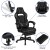 Flash Furniture BLN-X40RSG1031-BK-GG Black Gaming Desk with Cup Holder/Headphone Hook/Monitor Stand & Black Reclining Back/Arms Gaming Chair with Footrest addl-3
