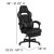 Flash Furniture BLN-X40RSG1031-BK-GG Black Gaming Desk with Cup Holder/Headphone Hook/Monitor Stand & Black Reclining Back/Arms Gaming Chair with Footrest addl-5