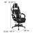 Flash Furniture BLN-X40RSG1031-WH-GG Black Gaming Desk/White Reclining Gaming Chair with Cup Holder/Headphone Hook/Monitor Stand addl-5