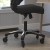 Flash Furniture BL-X-5H-RLB-GG High-Back Black Mesh Swivel Ergonomic Executive Office Chair with Flip-Up Arms and Transparent Roller Wheels addl-6