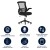Flash Furniture BL-X-5M-BK-GG Mid-Back Black Mesh Swivel Ergonomic Task Office Chair with Flip-Up Arms addl-15