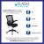 Flash Furniture BL-X-5M-BK-GG Mid-Back Black Mesh Swivel Ergonomic Task Office Chair with Flip-Up Arms addl-3