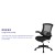 Flash Furniture BL-X-5M-BK-GG Mid-Back Black Mesh Swivel Ergonomic Task Office Chair with Flip-Up Arms addl-4