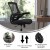 Flash Furniture BL-X-5M-BK-RLB-GG Mid-Back Black Mesh Swivel Ergonomic Task Office Chair with Flip-Up Arms and Transparent Roller Wheels addl-3