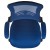 Flash Furniture BL-X-5M-BLUE-GG Mid-Back Blue Mesh Swivel Ergonomic Task Office Chair with Flip-Up Arms addl-11