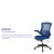Flash Furniture BL-X-5M-BLUE-GG Mid-Back Blue Mesh Swivel Ergonomic Task Office Chair with Flip-Up Arms addl-4