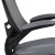 Flash Furniture BL-X-5M-D-DKGY-GG Mid-Back Dark Gray Mesh Ergonomic Drafting Chair with Adjustable Foot Ring and Flip-Up Arms addl-7