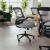 Flash Furniture BL-X-5M-DKGY-GG Mid-Back Dark Gray Mesh Swivel Ergonomic Task Office Chair with Flip-Up Arms addl-1