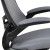 Flash Furniture BL-X-5M-DKGY-GG Mid-Back Dark Gray Mesh Swivel Ergonomic Task Office Chair with Flip-Up Arms addl-8