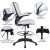 Flash Furniture BL-X-5M-D-WH-GG Mid-Back White Mesh Ergonomic Drafting Chair with Adjustable Foot Ring and Flip-Up Arms addl-4