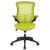 Flash Furniture BL-X-5M-GRN-GG Mid-Back Green Mesh Swivel Ergonomic Task Office Chair with Flip-Up Arms addl-10