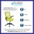 Flash Furniture BL-X-5M-GRN-GG Mid-Back Green Mesh Swivel Ergonomic Task Office Chair with Flip-Up Arms addl-3