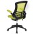 Flash Furniture BL-X-5M-GRN-GG Mid-Back Green Mesh Swivel Ergonomic Task Office Chair with Flip-Up Arms addl-7