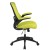 Flash Furniture BL-X-5M-GRN-GG Mid-Back Green Mesh Swivel Ergonomic Task Office Chair with Flip-Up Arms addl-9