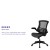 Flash Furniture BL-X-5M-LEA-GG Mid-Back Black Mesh Swivel Desk Chair with LeatherSoft Seat addl-4