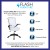 Flash Furniture BL-X-5M-WH-GG Mid-Back White Mesh Swivel Ergonomic Task Office Chair with Flip-Up Arms addl-3