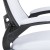 Flash Furniture BL-X-5M-WH-GG Mid-Back White Mesh Swivel Ergonomic Task Office Chair with Flip-Up Arms addl-8