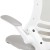 Flash Furniture BL-X-5M-WH-GY-GG Mid-Back Light Gray Mesh Swivel Ergonomic Task Office Chair with White Frame and Flip-Up Arms addl-13
