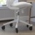 Flash Furniture BL-X-5M-WH-GY-RLB-GG Mid-Back Light Gray Mesh Swivel Ergonomic Task Office Chair with Flip-Up Arms addl-6