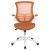 Flash Furniture BL-X-5M-WH-TAN-GG Mid-Back Tan Mesh Swivel Ergonomic Task Office Chair with White Frame and Flip-Up Arms addl-10