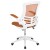 Flash Furniture BL-X-5M-WH-TAN-GG Mid-Back Tan Mesh Swivel Ergonomic Task Office Chair with White Frame and Flip-Up Arms addl-7