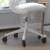 Flash Furniture BL-X-5M-WH-WH-RLB-GG Mid-Back White Mesh Swivel Ergonomic Task Office Chair with Flip-Up Arms addl-6
