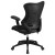 Flash Furniture BL-ZP-806-BK-GG High Back Designer Black Mesh Executive Swivel Ergonomic Office Chair with Adjustable Arms addl-7