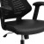 Flash Furniture BL-ZP-806-BK-LEA-GG High Back Designer Black Mesh Executive Swivel Ergonomic Office Chair with LeatherSoft Seat and Adjustable Arms addl-11