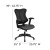 Flash Furniture BL-ZP-806-BK-LEA-GG High Back Designer Black Mesh Executive Swivel Ergonomic Office Chair with LeatherSoft Seat and Adjustable Arms addl-6