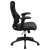 Flash Furniture BL-ZP-806-BK-LEA-GG High Back Designer Black Mesh Executive Swivel Ergonomic Office Chair with LeatherSoft Seat and Adjustable Arms addl-9