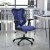 Flash Furniture BL-ZP-806-BL-GG High Back Designer Blue Mesh Executive Swivel Ergonomic Office Chair with Adjustable Arms addl-1