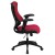 Flash Furniture BL-ZP-806-BY-GG High Back Designer Burgundy Mesh Executive Swivel Ergonomic Office Chair with Adjustable Arms addl-8