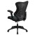 Flash Furniture BL-ZP-806-GY-GG High Back Designer Gray Mesh Executive Swivel Ergonomic Office Chair with Adjustable Arms addl-6