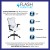 Flash Furniture BL-ZP-806-WH-GG High Back Designer White Mesh Executive Swivel Ergonomic Office Chair with Adjustable Arms addl-3
