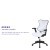 Flash Furniture BL-ZP-806-WH-GG High Back Designer White Mesh Executive Swivel Ergonomic Office Chair with Adjustable Arms addl-4