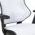 Flash Furniture BL-ZP-806-WH-GG High Back Designer White Mesh Executive Swivel Ergonomic Office Chair with Adjustable Arms addl-8