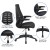 Flash Furniture BL-ZP-809-BK-GG High Back Designer Black Mesh Executive Swivel Ergonomic Office Chair with Height Adjustable Flip-Up Arms addl-4