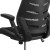 Flash Furniture BL-ZP-809-BK-GG High Back Designer Black Mesh Executive Swivel Ergonomic Office Chair with Height Adjustable Flip-Up Arms addl-7