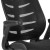 Flash Furniture BL-ZP-809D-BK-GG High Back Black Mesh Spine-Back Ergonomic Drafting Chair with Adjustable Foot Ring and Adjustable Flip-Up Arms addl-7