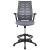 Flash Furniture BL-ZP-809D-DKGY-GG High Back Dark Gray Mesh Spine-Back Ergonomic Drafting Chair with Adjustable Foot Ring and Adjustable Flip-Up Arms addl-9