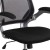 Flash Furniture BL-ZP-8805-BK-GG Mid-Back Black Mesh Swivel Ergonomic Task Office Chair with Gray Frame and Flip-Up Arms addl-10