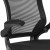 Flash Furniture BL-ZP-8805D-BK-GG Mid-Back Black Mesh Ergonomic Drafting Chair with Adjustable Foot Ring and Flip-Up Arms addl-7