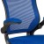 Flash Furniture BL-ZP-8805D-BLUE-GG Mid-Back Blue Mesh Ergonomic Drafting Chair with Adjustable Foot Ring and Flip-Up Arms addl-7