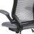 Flash Furniture BL-ZP-8805D-DKGY-GG Mid-Back Dark Gray Mesh Ergonomic Drafting Chair with Adjustable Foot Ring and Flip-Up Arms addl-12