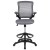 Flash Furniture BL-ZP-8805D-DKGY-GG Mid-Back Dark Gray Mesh Ergonomic Drafting Chair with Adjustable Foot Ring and Flip-Up Arms addl-9