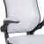 Flash Furniture BL-ZP-8805D-WH-GG Mid-Back White Mesh Ergonomic Drafting Chair with Adjustable Foot Ring and Flip-Up Arms addl-7