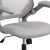 Flash Furniture BL-ZP-8805-GY-GG Mid-Back Gray Mesh Swivel Ergonomic Task Office Chair with Gray Frame and Flip-Up Arms addl-11