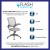 Flash Furniture BL-ZP-8805-GY-GG Mid-Back Gray Mesh Swivel Ergonomic Task Office Chair with Gray Frame and Flip-Up Arms addl-3