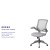 Flash Furniture BL-ZP-8805-GY-GG Mid-Back Gray Mesh Swivel Ergonomic Task Office Chair with Gray Frame and Flip-Up Arms addl-4